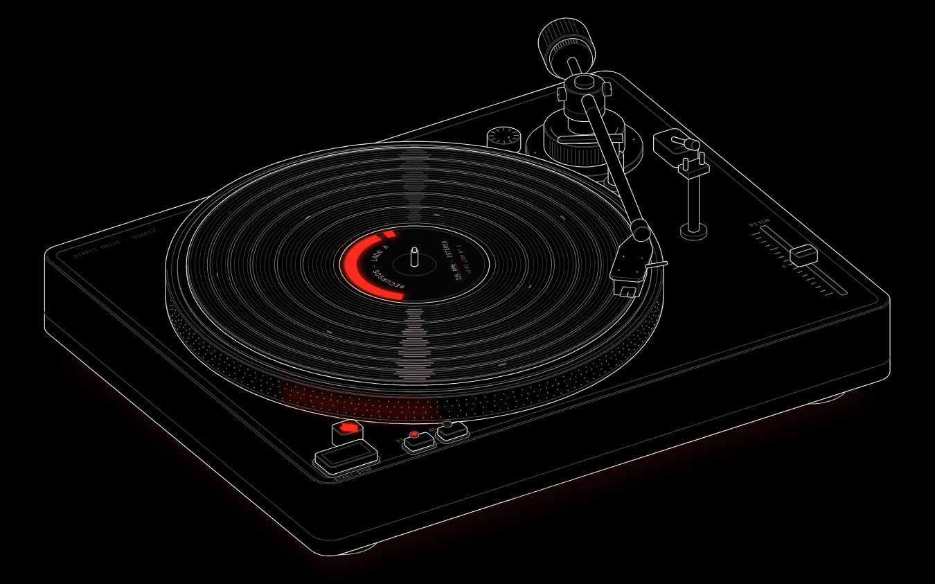 Tocadiscos: Lo-fi loop at 33 or 45
